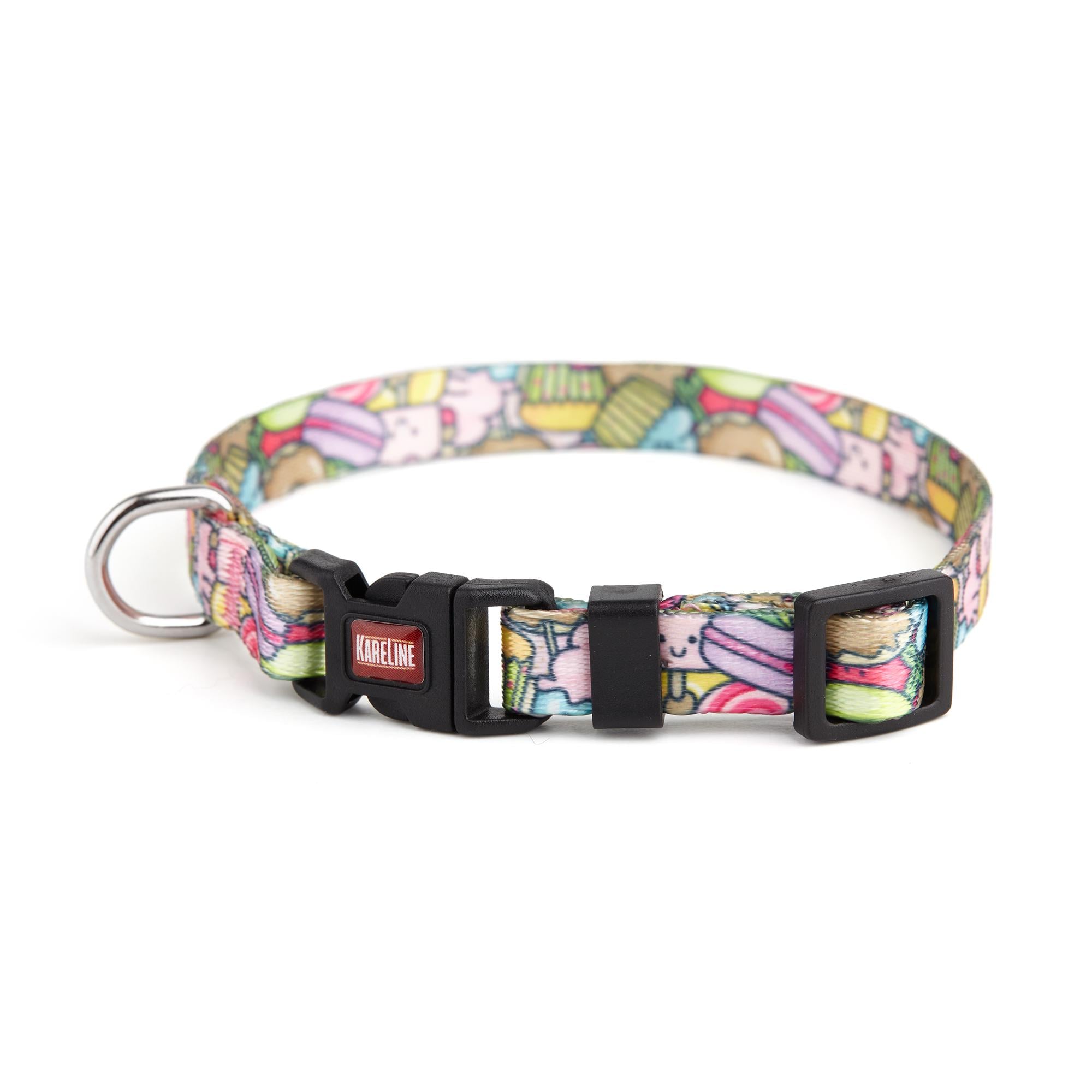 Ошейник KareLine CAKE из нейлона с пластиковой пряжкой 10 мм 250-300 мм (0800/10)