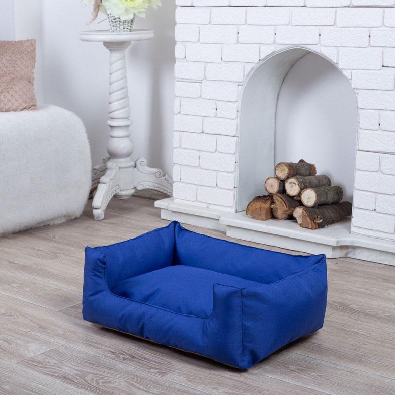 Лежак для котов и собак 120х80 см Синий (43572-Нов)