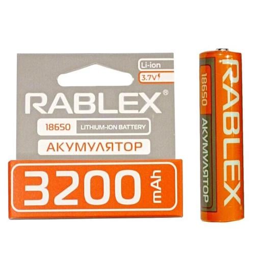 Батарейка аккумуляторная Rablex 18650 3200 mAh 3,7 В