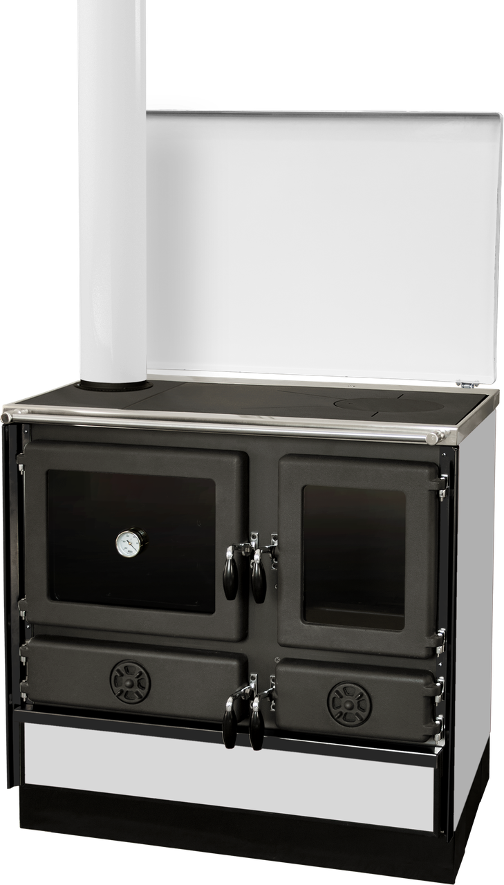 Піч варильна на дровах MBS Thermo MAG L із водяним контуром 20 кВт Білий (CNT00007573)