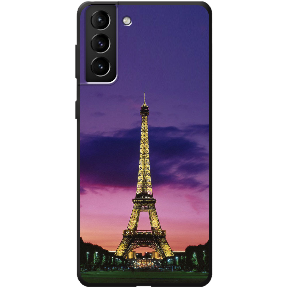 Чохол BoxFace Samsung G996 Galaxy S21 Plus Опівночі в Парижі Чорний силікон (41718-up964-44006)