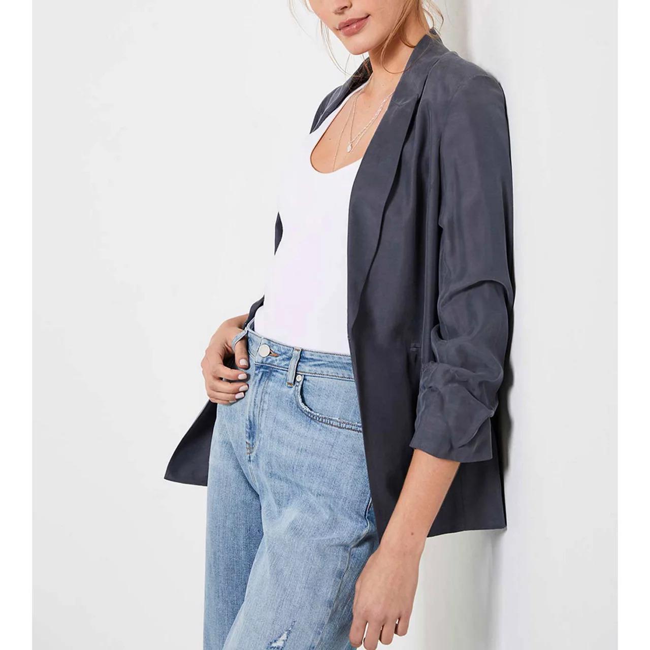 Жакет S Сірий (9357274wer) - фото 2 Жакет S Сірий (9357274wer) - фото 2