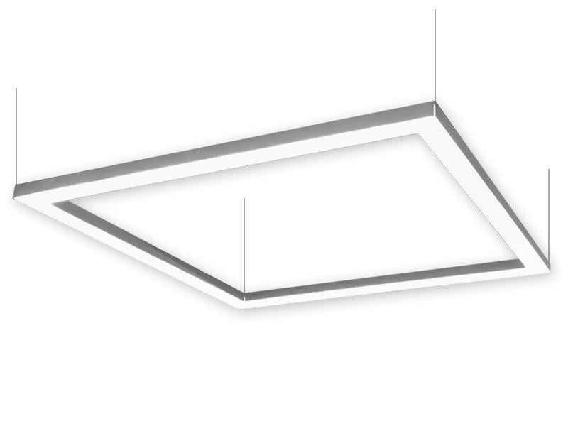 Подвесной светильник светодиодный LEDUA Квадра квадратный/драйвер снаружи 110-240V 136W 17300 Lm 4500К 1000х1000 мм (25344262)