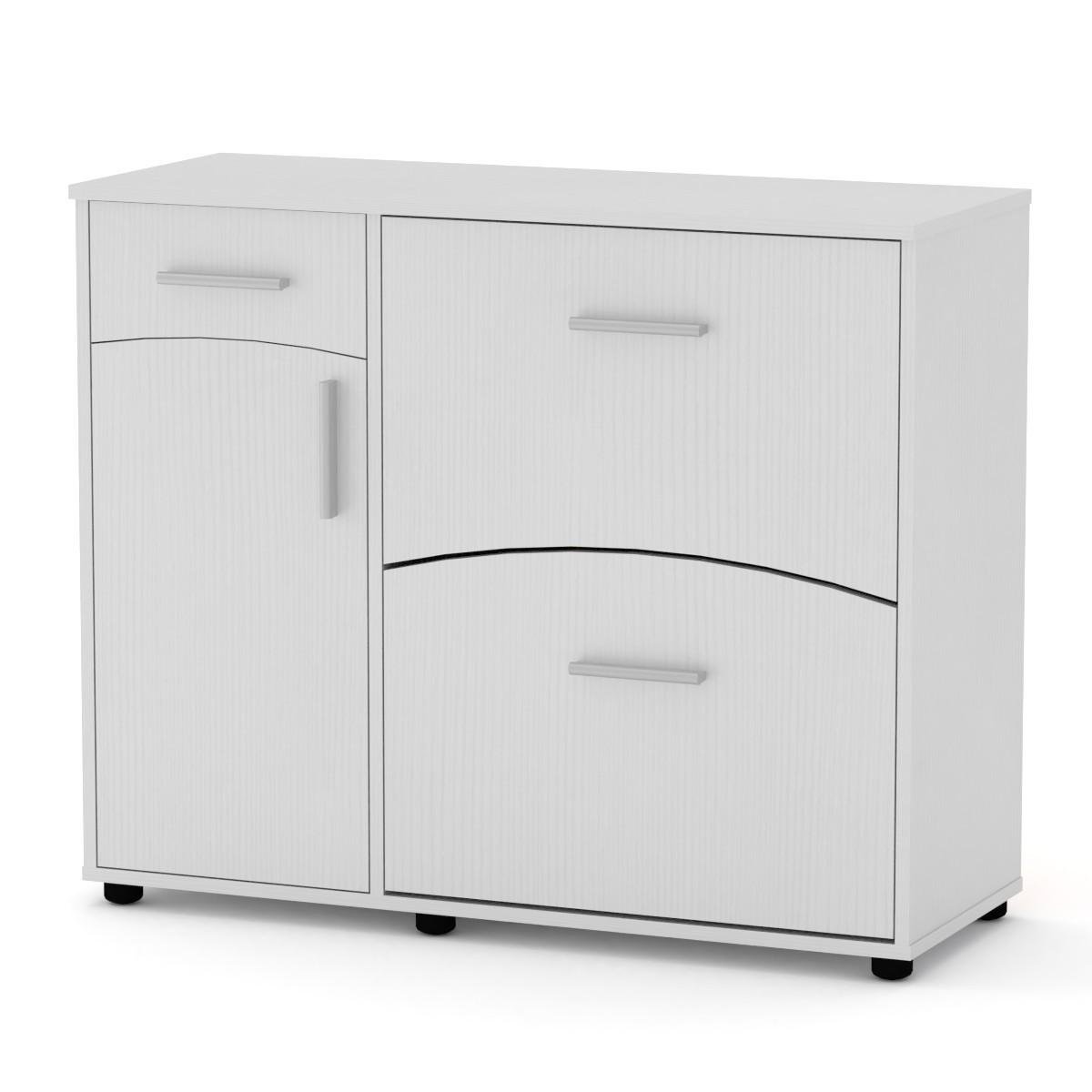 Тумба под обувь Компанит SC-5 99х38х82 см Нимфея альба (28443115) - фото 1 Тумба под обувь Компанит SC-5 99х38х82 см Нимфея альба (28443115) - фото 1