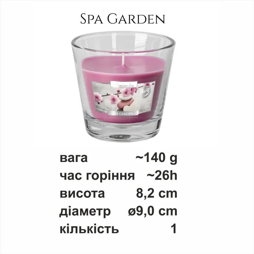 Свічка Bispol SPA Garden в скляному стакані (SN 90-254) - фото 3