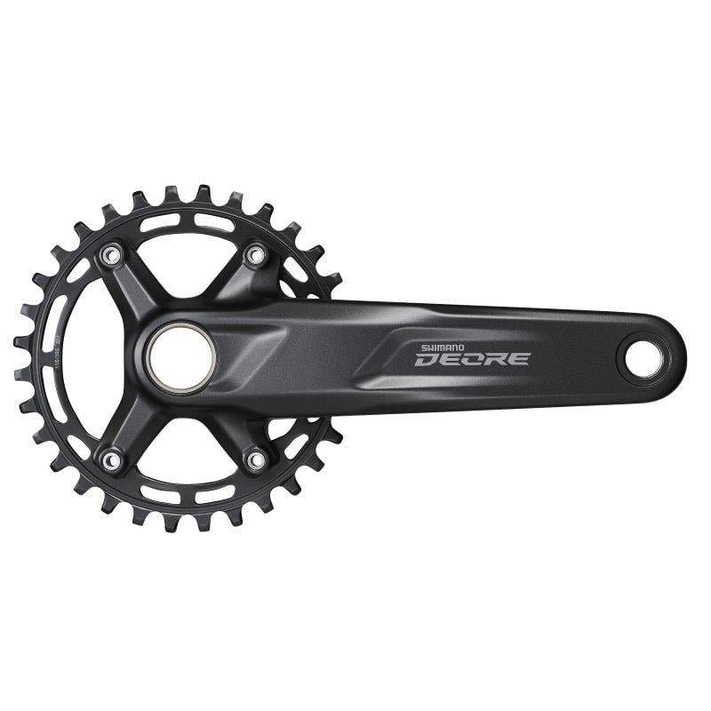 Шатуни Shimano FC-M5100-1 DEORE 175 мм 30Т 10/11 швидкостей інтегрована вісь CL-52 мм без каретки (EFCM51001EXA0)