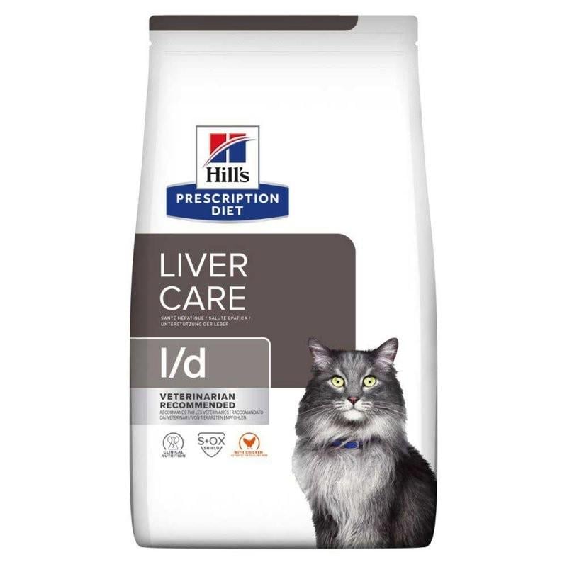 Сухой корм для кошек Hill's Prescription Diet L/D Liver Care при липидозе печени и печеночной энцефалопии 1,5 кг (052742869506)