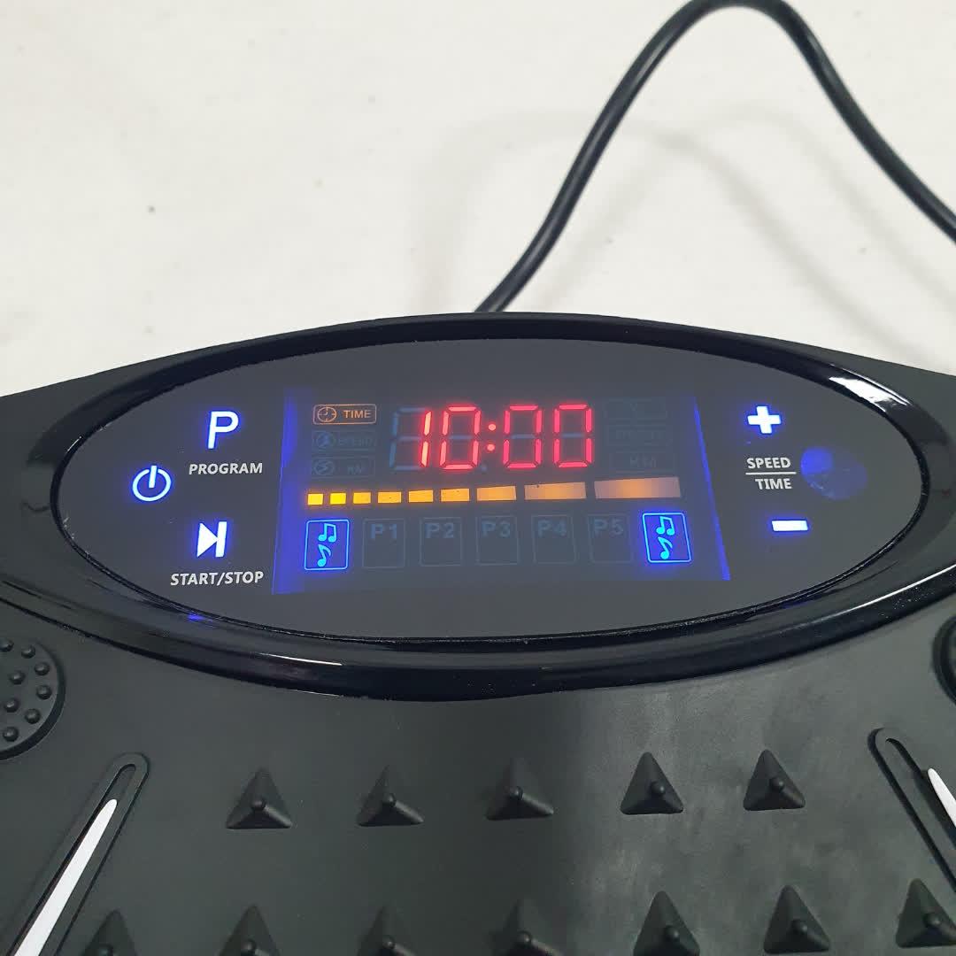 Виброплатформа тренировочная с пультом петлями и эспандерами для снижения веса (TSVP-1-Black) - фото 3