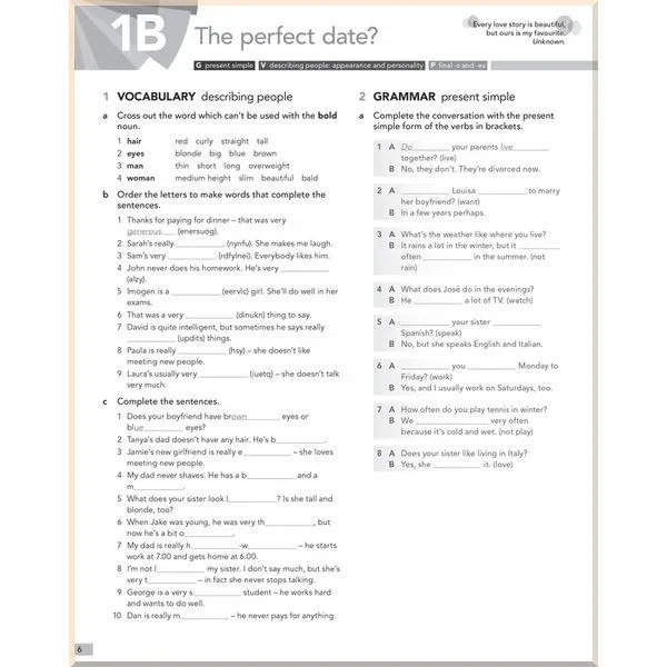 Рабочая тетрадь English File Fourth Edition Pre-Intermediate Workbook with key - фото 4