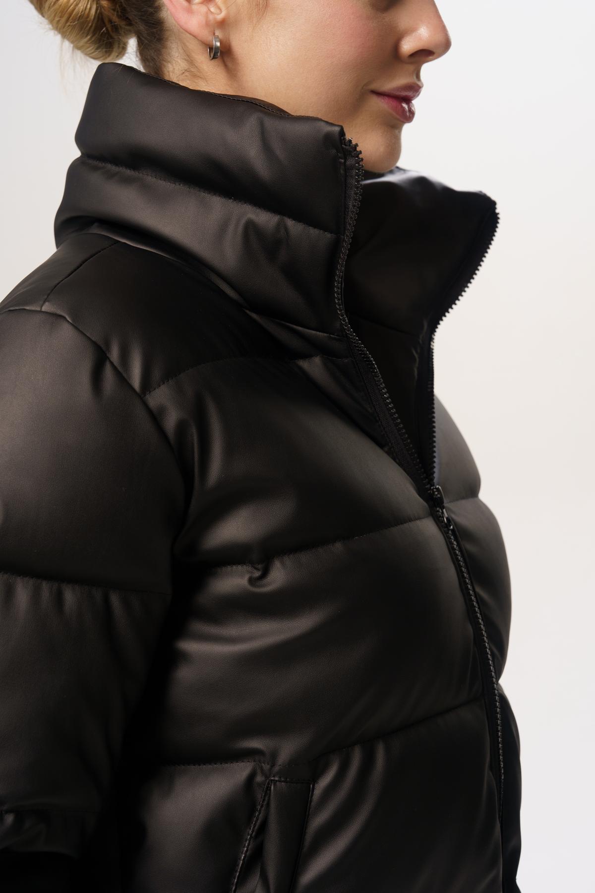 Куртка женская короткая Intruder Lolita весенне-осенняя M-L Черный (1614676979) - фото 4 Куртка женская короткая Intruder Lolita весенне-осенняя M-L Черный (1614676979) - фото 4