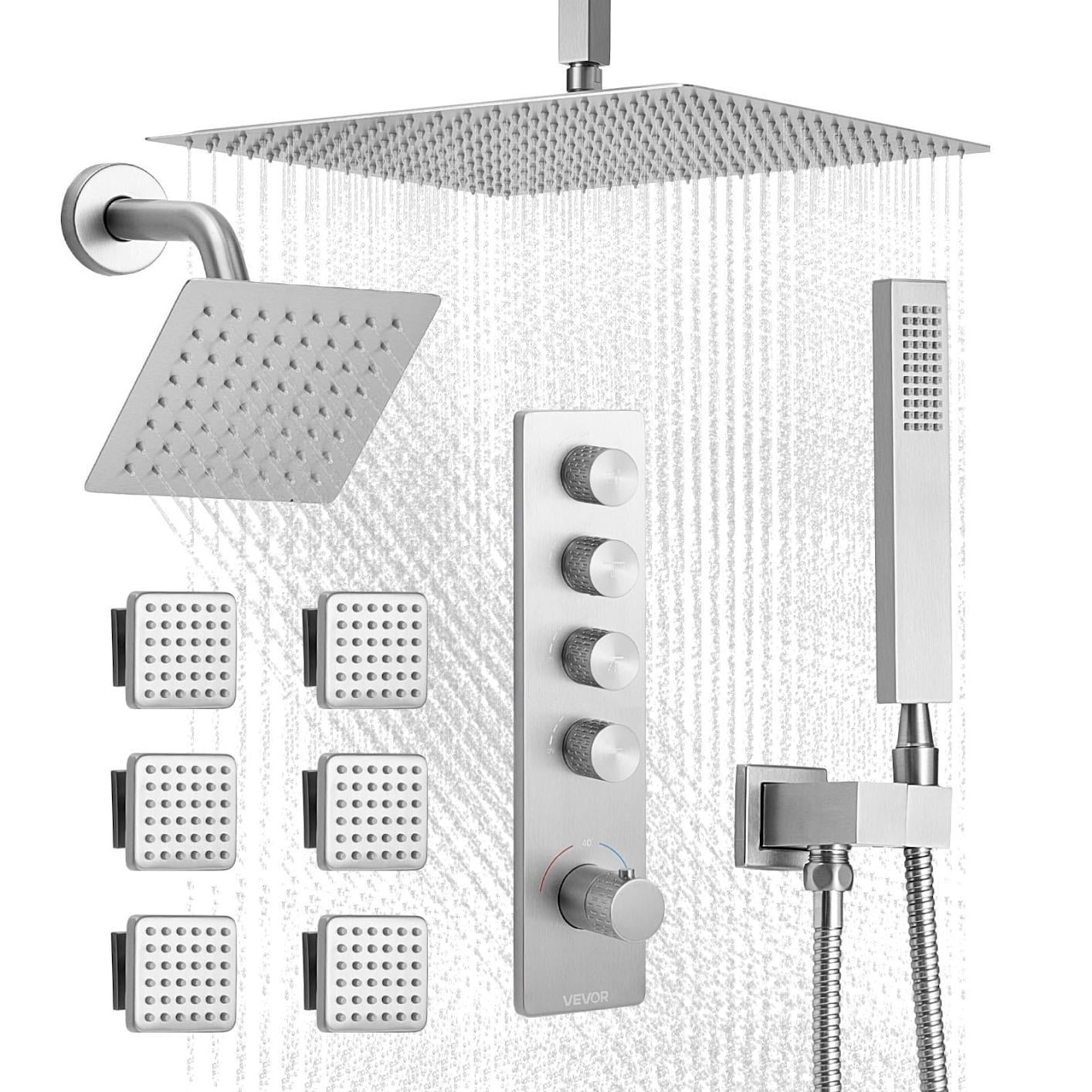 Душевой комплект Evor с системой Rain Shower 16 Никель матовый (1549913)