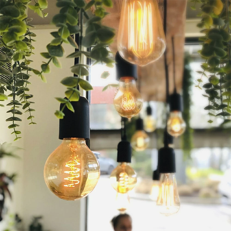 Лампа Premium LED Edisons G125 Gold Spiral Е27 4W 2200K димована - фото 5