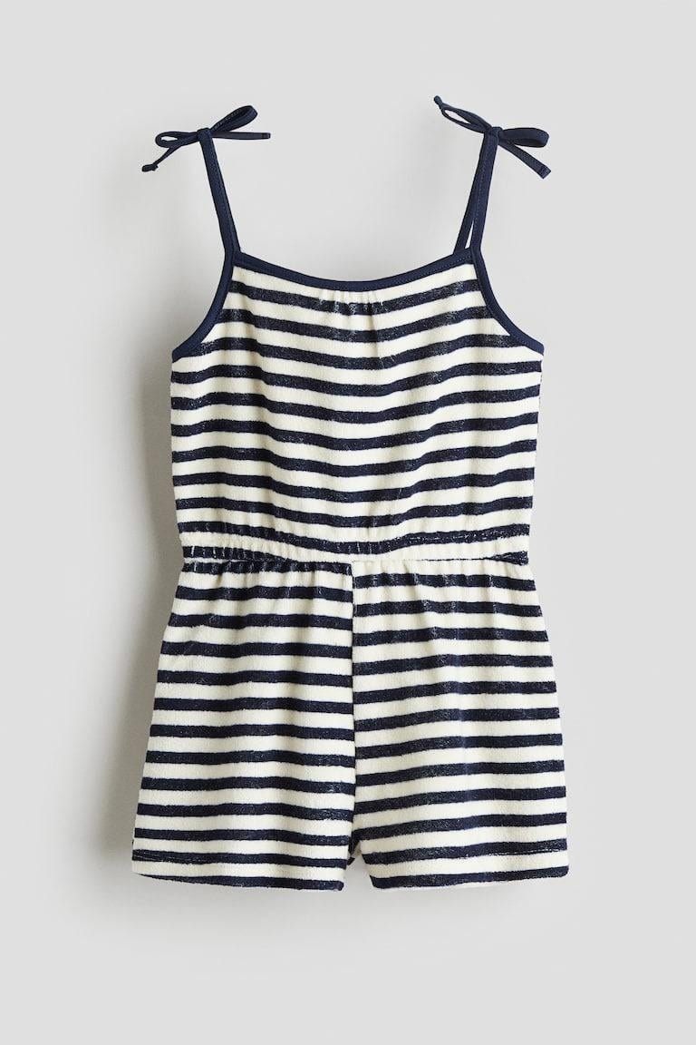 Комбінезон H&M Смужки 122 см Чорно-білий (1290058)