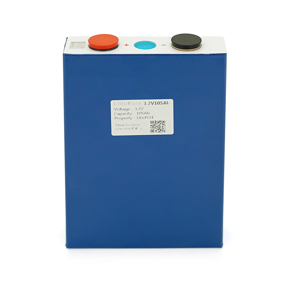 Ячейка LiitoKala 3,2V 105AH для сборки LiFePo4 аккумуляторов 2,4 кг (YUT_V9792) Ячейка LiitoKala 3,2V 105AH для сборки LiFePo4 аккумуляторов 2,4 кг (YUT_V9792)
