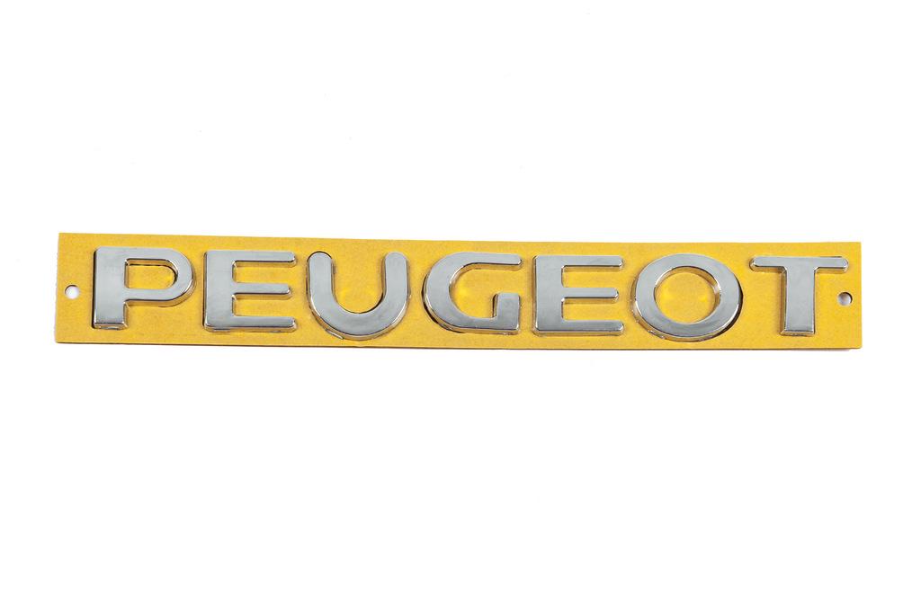 Надпись Peugeot 8665.C0 Davs Auto для Peugeot 307 abs-пластик Хром