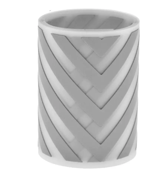 Светоотражающая лента с фигурным рисунком 5 см x 1 м Серый (М00107)