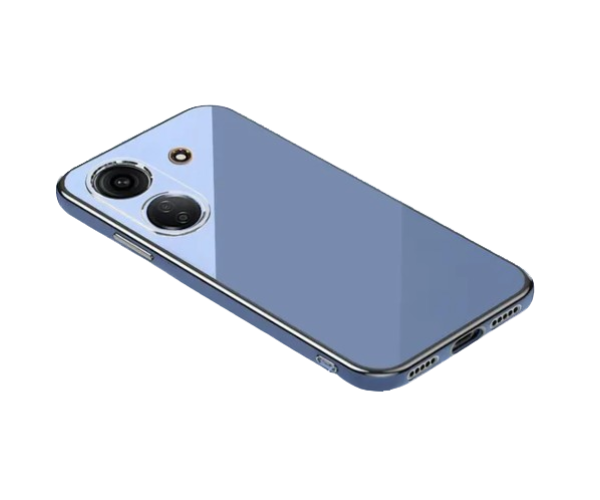 Чехол накладка Silicone Adds 6D для Xiaomi Poco C65 / Redmi 13C 4G Синий