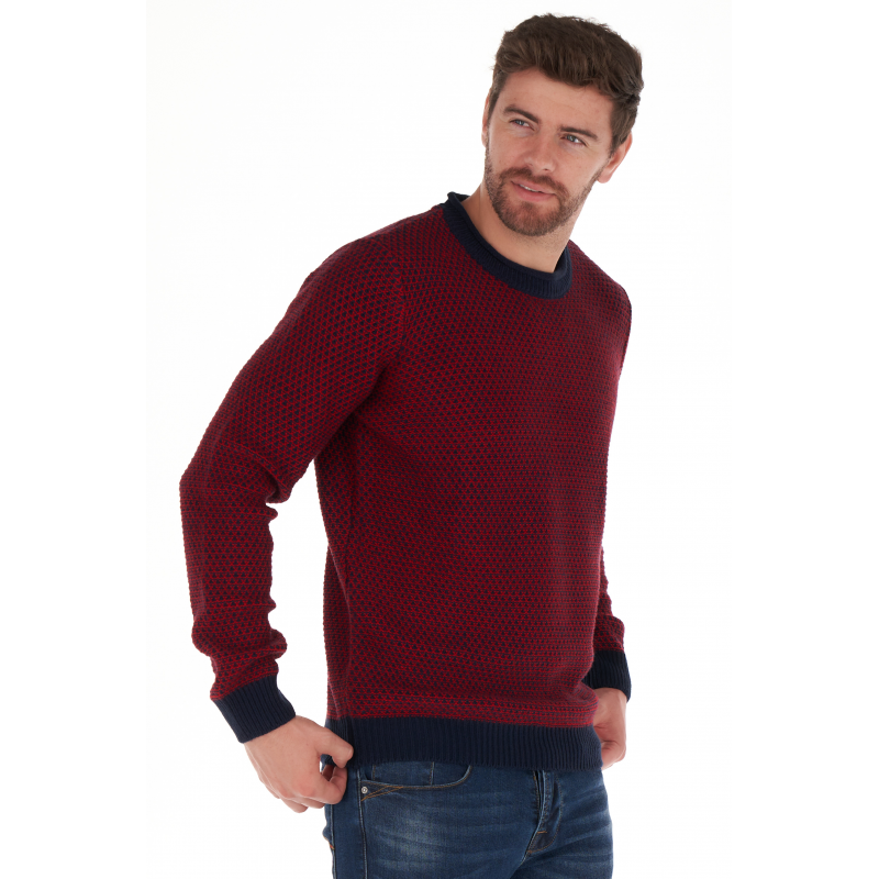 Светр чоловічий Lee cooper 10495524 XL Червоний - фото 4 Светр чоловічий Lee cooper 10495524 XL Червоний - фото 4