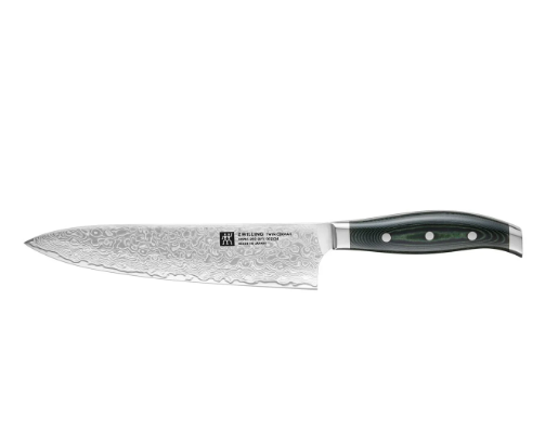 Кухонний ніж шеф-кухаря Zwilling J.A. Henckels Twin Cermax 20 см Зелений (30901-204-0)