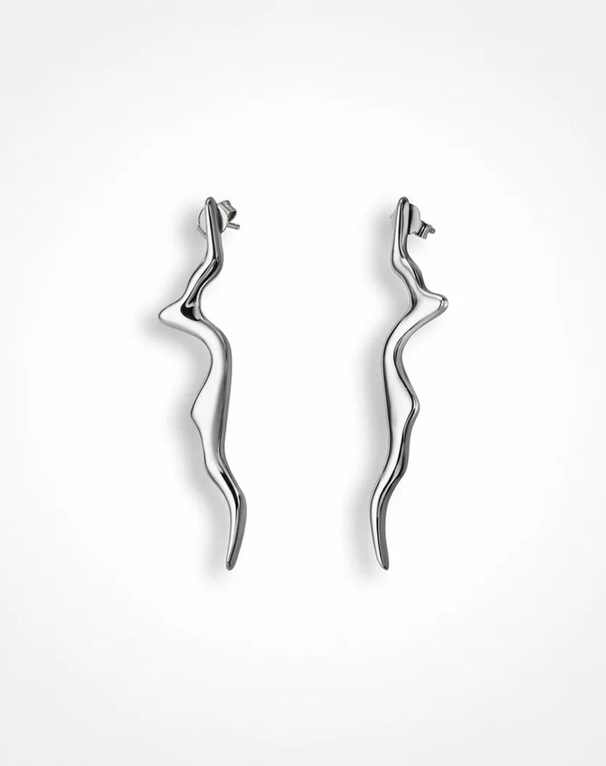 Сережки Lighting earrings жіночі SIERRA SPACE срібні One size