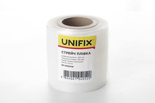 Стретч-плівка UNIFIX 0,4 кг 100 мм Прозорий