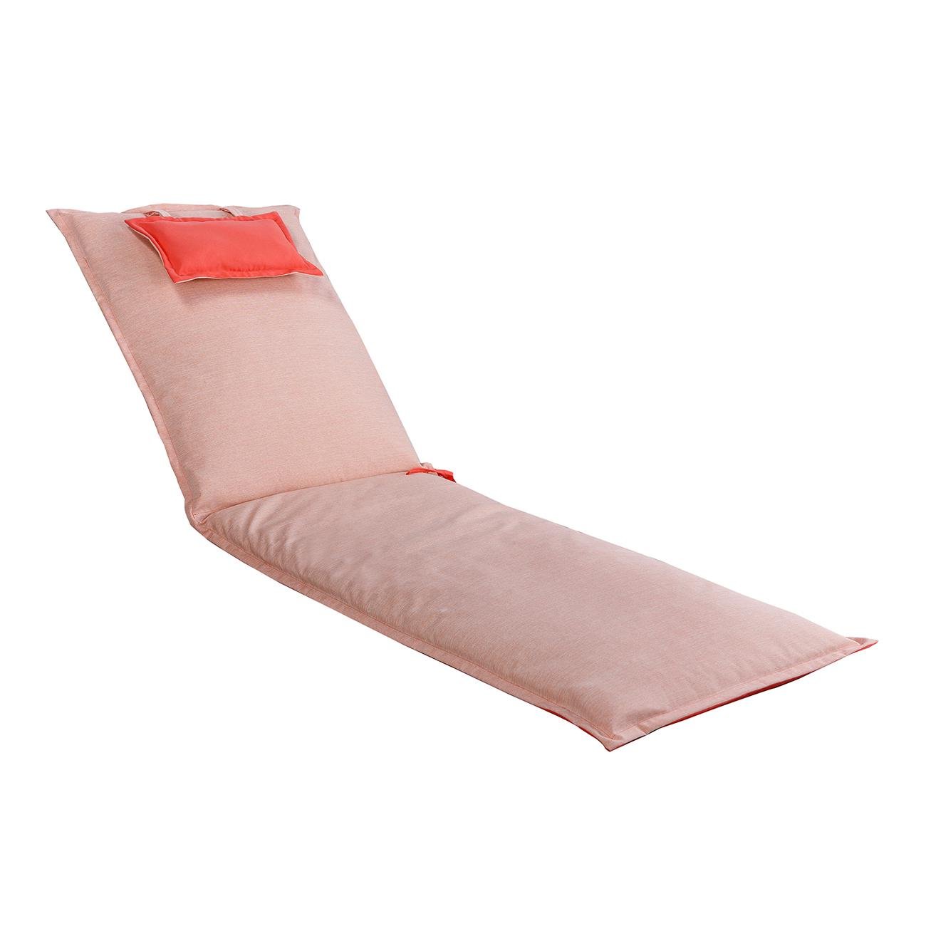 Матрас для шезлонга Ost-Fran LILU 4227 190x60х5 см Персиковый меланж (3757) - фото 1 Матрас для шезлонга Ost-Fran LILU 4227 190x60х5 см Персиковый меланж (3757) - фото 1