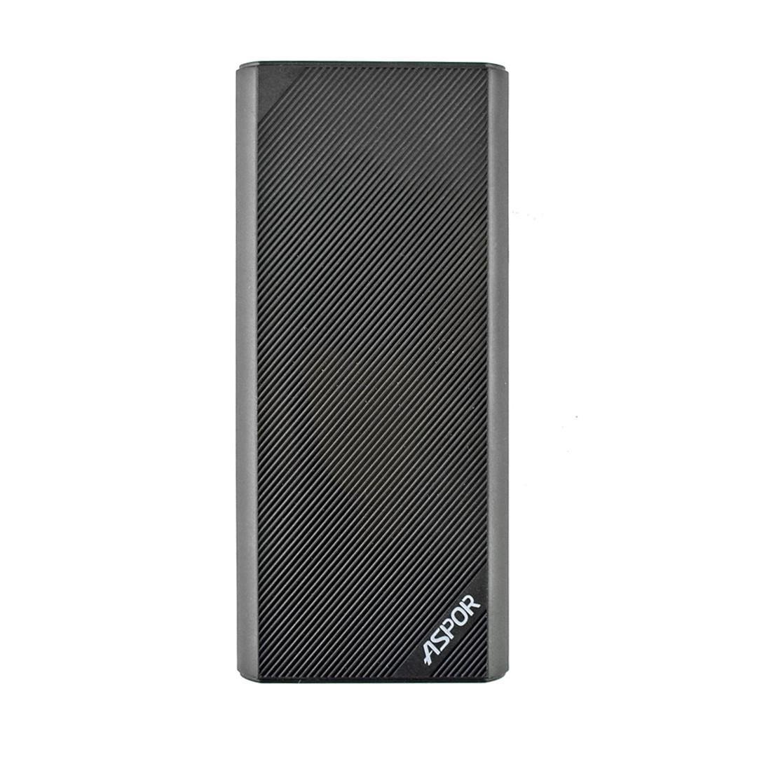 Внешний аккумулятор Power Bank Aspor A345 10000 mAh Черный (1007466440)