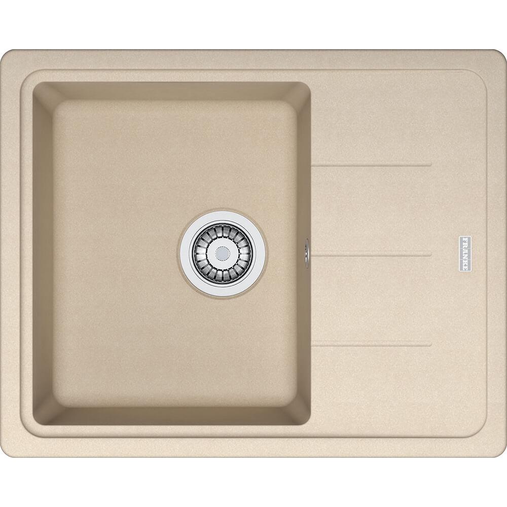 Мойка кухонная Franke 114.0272.595 гранитная прямоугольная 620x500 мм Бежевый (212554)