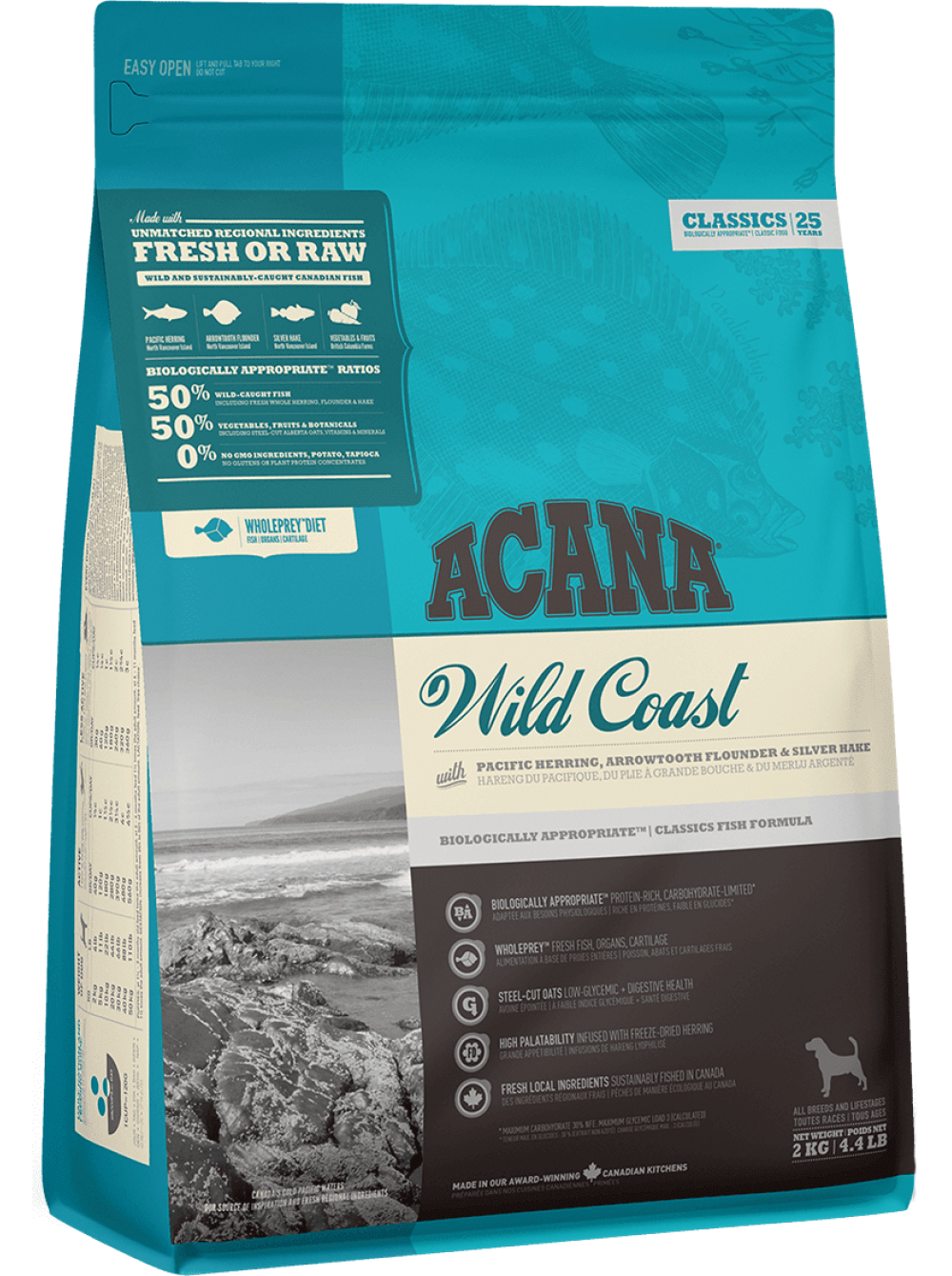 Корм беззерновий Acana Wild Coast для собак всіх порід 2,0 кг (26420)