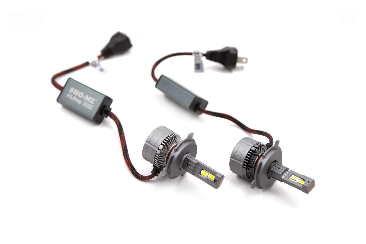 Автомобільні лампи Sho-Me LED H4 35 Вт F6-Pro біле світло/обманка Canbus (SM F6-Pro H4)
