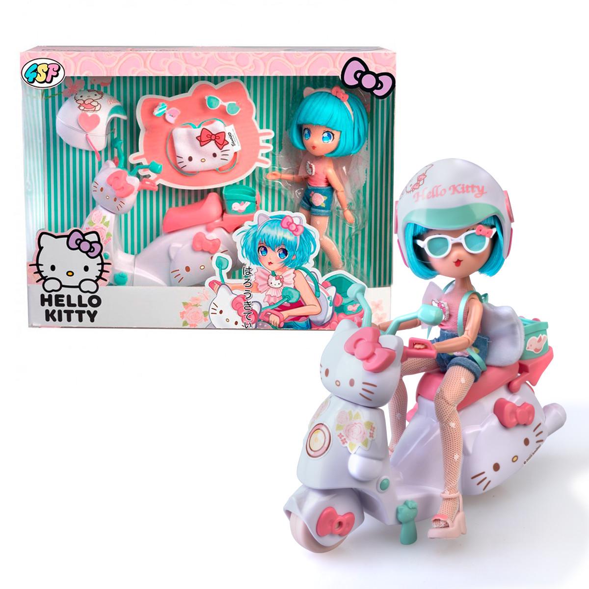 Игровой набор Hello Kitty 4SF Manga Dolls Красавица Пинк на скутере (2733698155) - фото 2 Игровой набор Hello Kitty 4SF Manga Dolls Красавица Пинк на скутере (2733698155) - фото 2