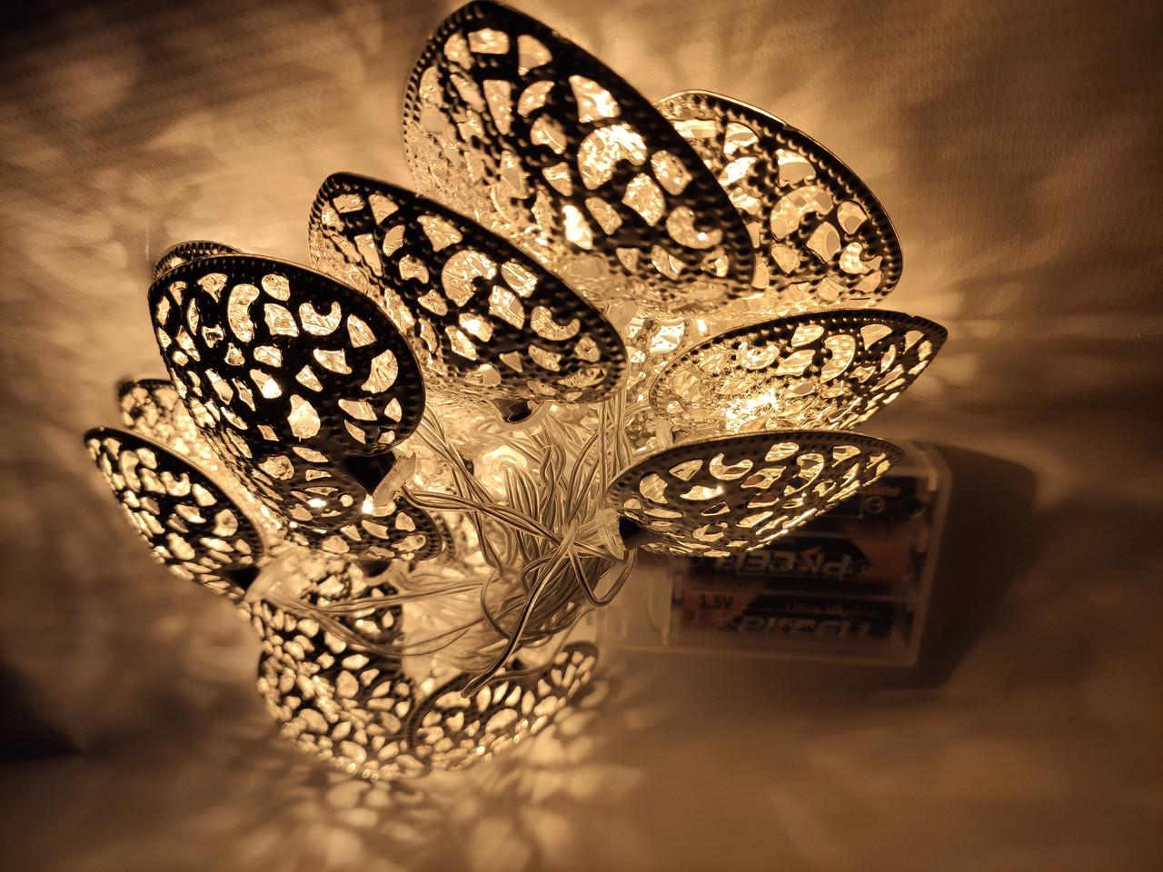 Гирлянда светодиодная ECOLEND сердечки 2 м Желтый (НС2БЖ)