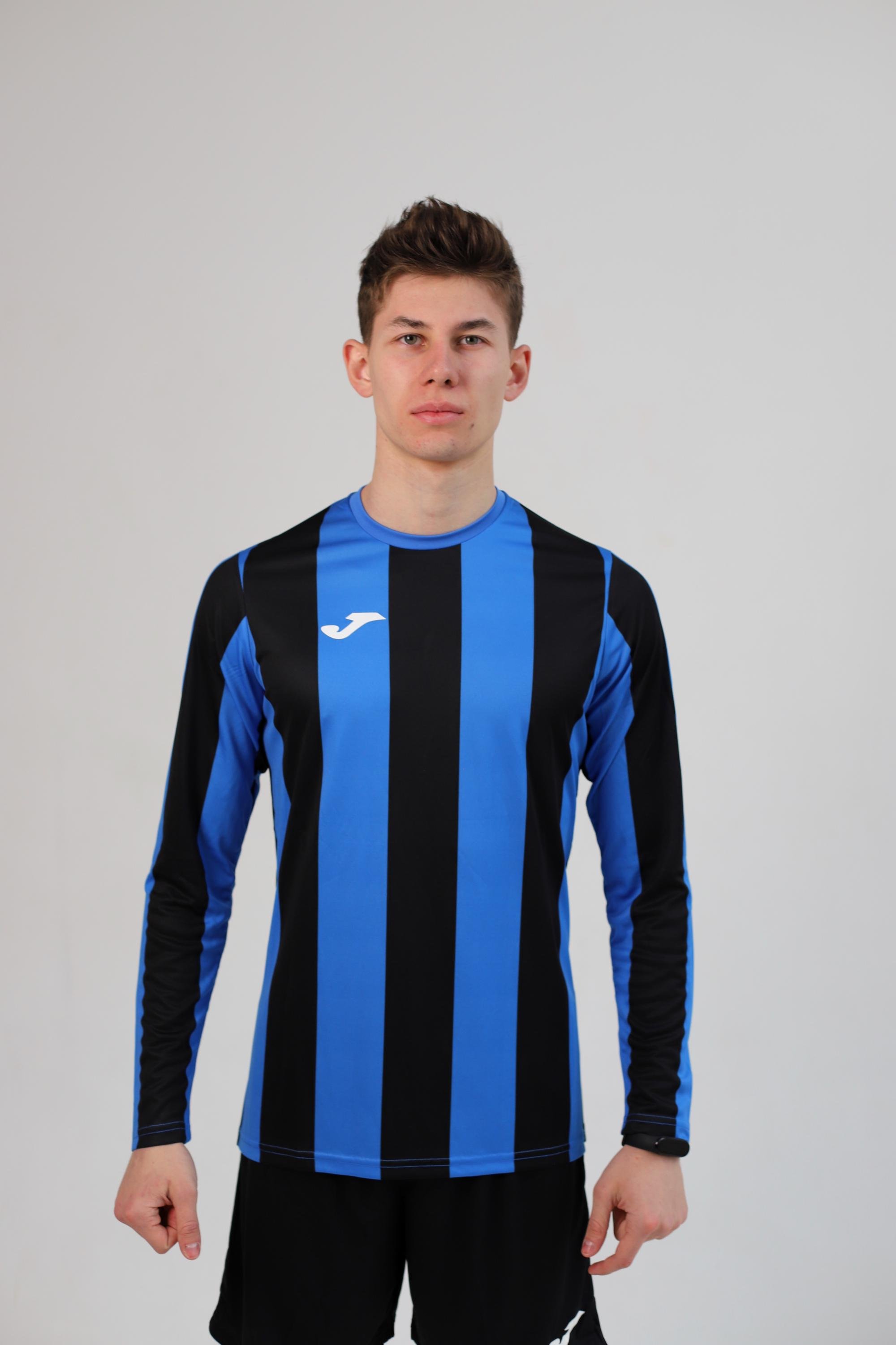 Футболка Joma 103250.701 Inter Classic Long Sleeve T-Shirt M Royal Black (8445757300638)