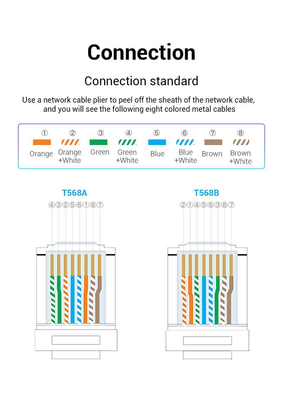 Кримпер Vention 8P 6P 4P для кабеля Cat 5e/6 185 мм (29516835) - фото 12