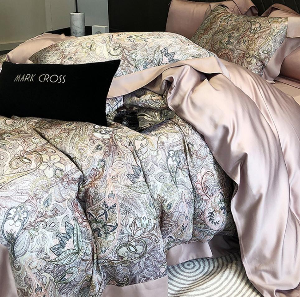 Комплект постельного белья Tensel Charmeuse Home евро 200х230 см/50х70 см (0013) - фото 2 Комплект постельного белья Tensel Charmeuse Home евро 200х230 см/50х70 см (0013) - фото 2