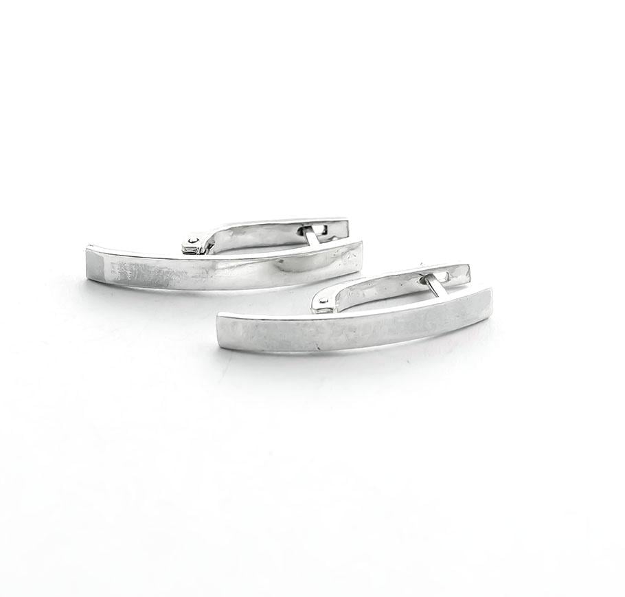 Серьги серебряные без камней Maxi Silver 8779 Минимализм (88779)