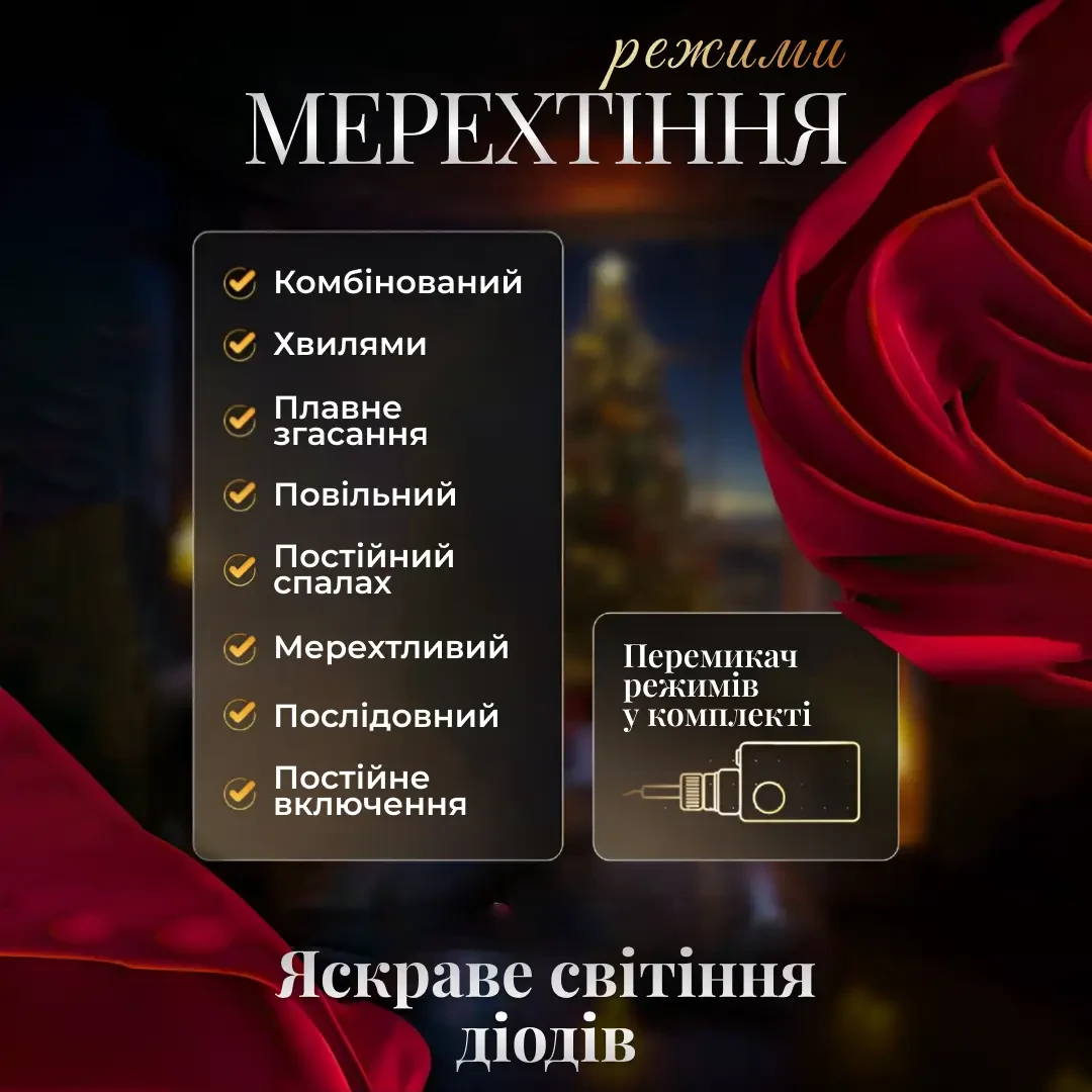 Гірлянда-штора Зірка на вікно/для фотозон 3 м Білий (5320) - фото 4 Гірлянда-штора Зірка на вікно/для фотозон 3 м Білий (5320) - фото 4