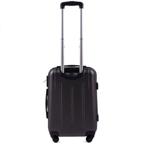 Чемодан пластиковый Wings 304 маленький Графит - фото 3 Чемодан пластиковый Wings 304 маленький Графит - фото 3