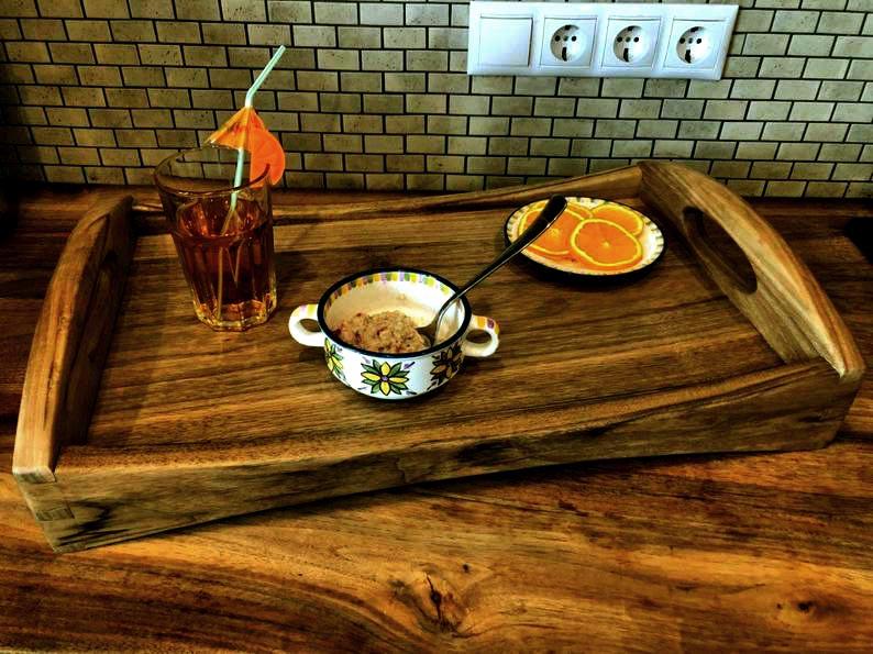 Столик-піднос для сніданку з дерева Айдахо Мускат (СТП-002907)