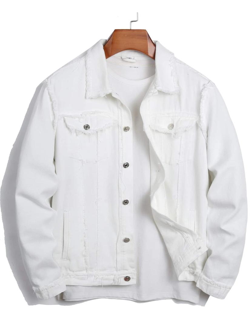 Куртка-джинсівка 4-038 S Білий (37618)