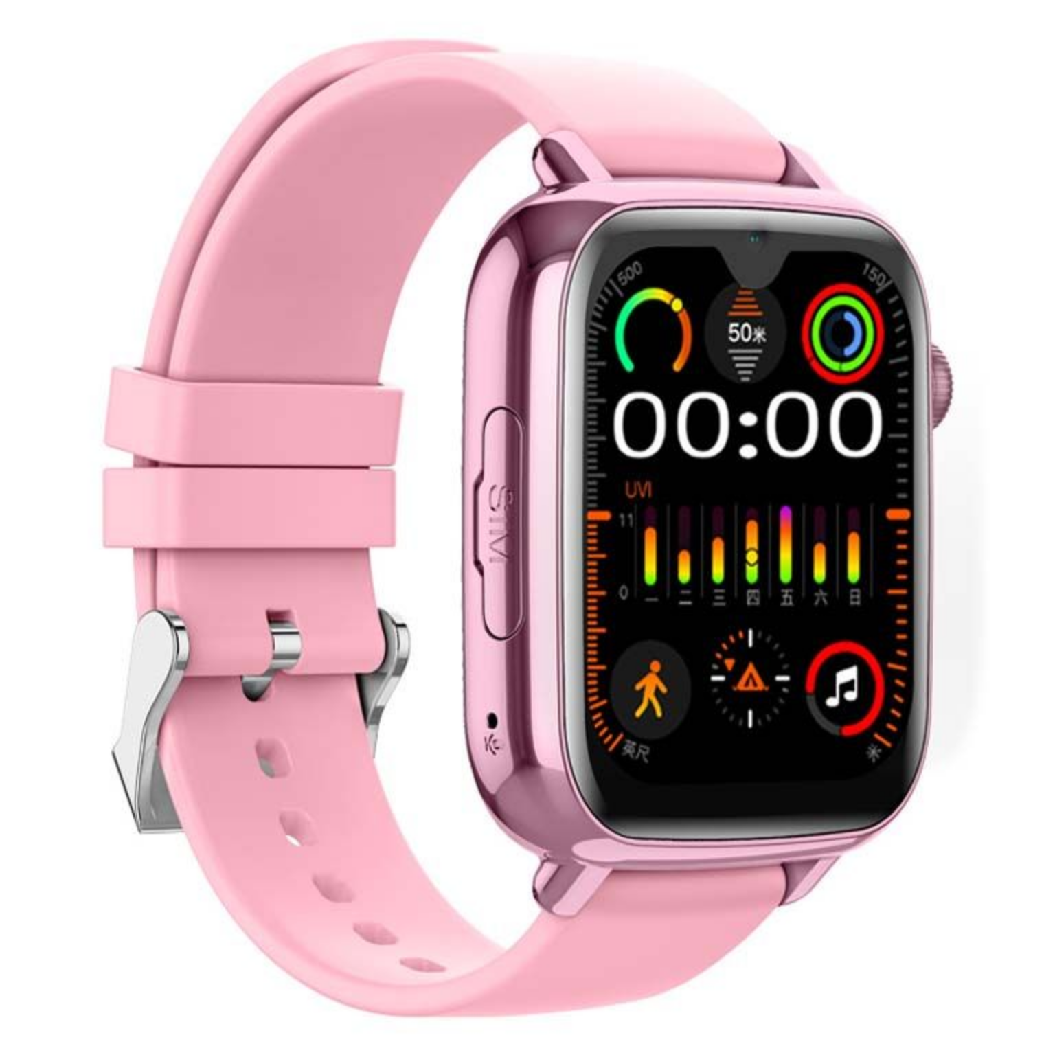 Смарт-годинник з GPS для дітей Wonlex KT34 16GB Pink — фото 2