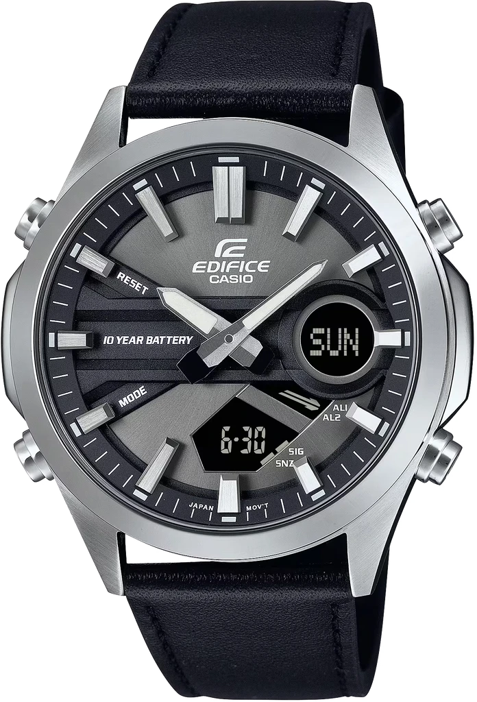 Наручные часы мужские Casio Edifice EFV-C120L-8AEF со стальным корпусом/водозащитой 100 м Черный (3100234260)