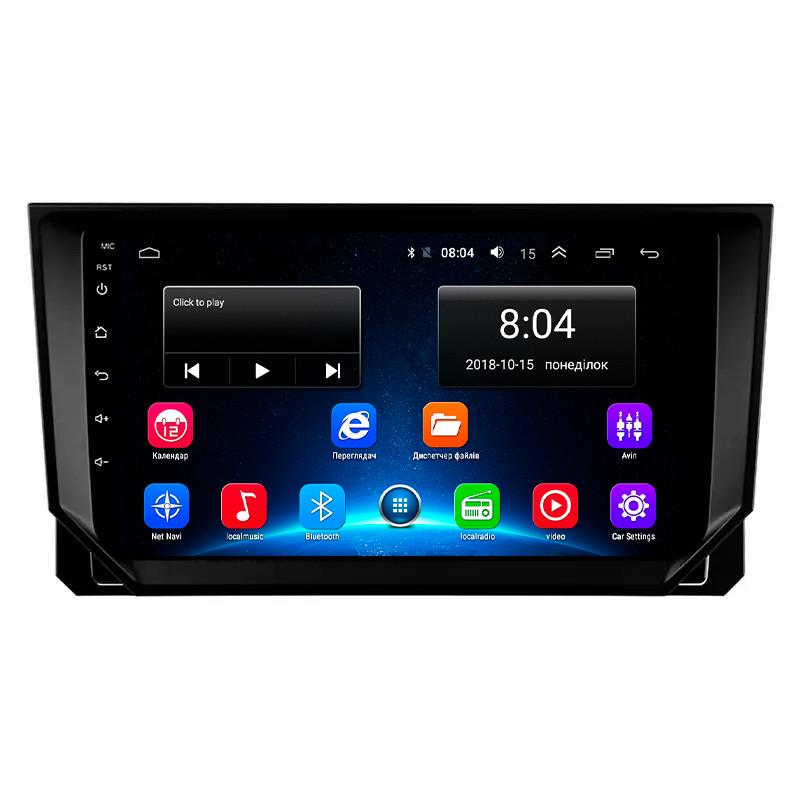 Автомагнитола штатная Lesko для Seat Ibiza IV рестайлинг 2 2015-2017 9" 2/32Gb Wi-Fi GPS Base MOB