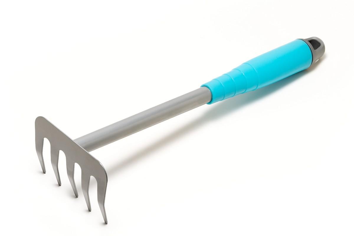 Грабли садовые MasterTool 5 зубцов 300х90 мм с пластиковой рукояткой (14-6183)