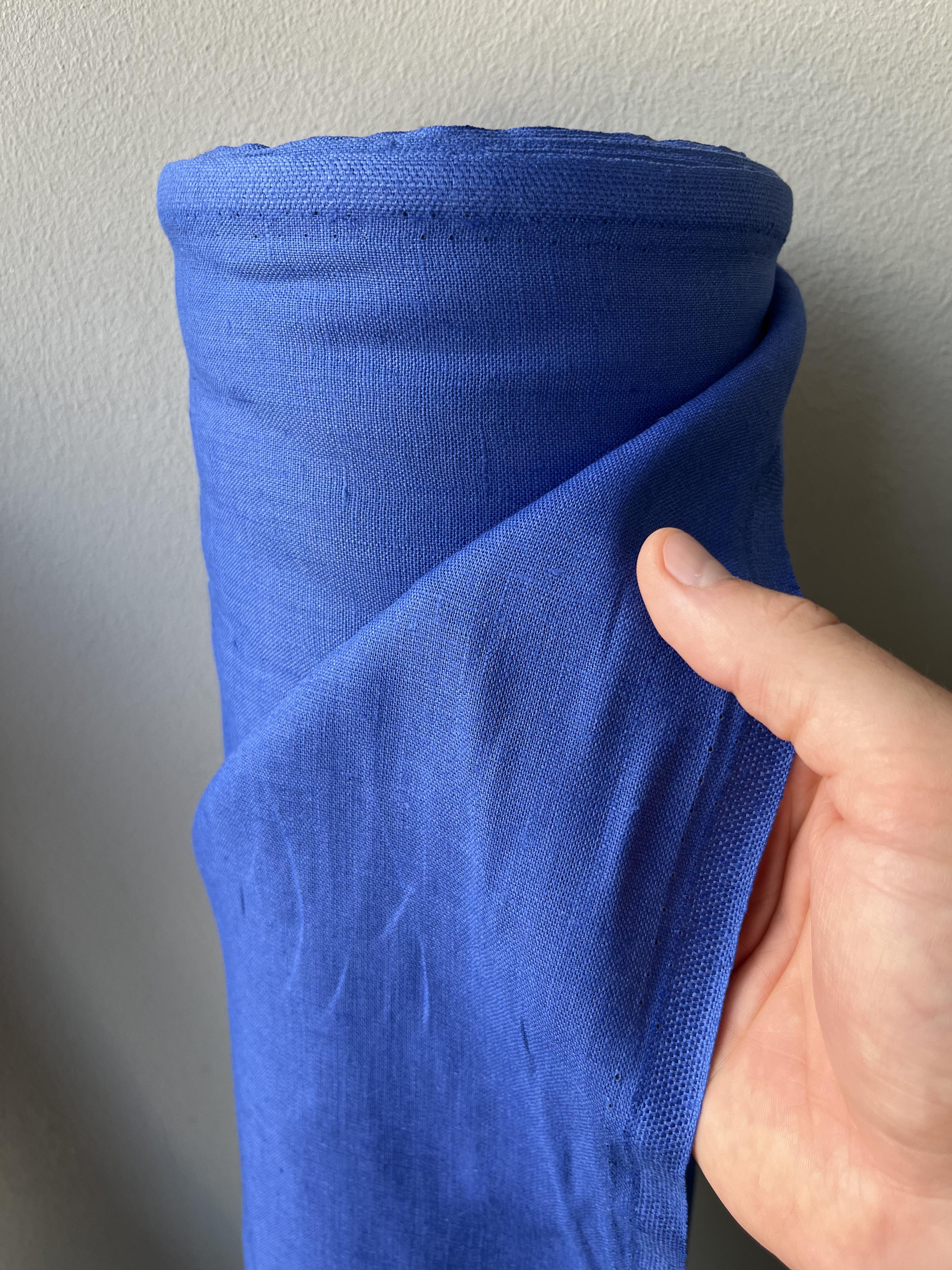 Ткань костюмная смягченная Linen Plus 100% лен 143 см 194/1560 Электрик - фото 3 Ткань костюмная смягченная Linen Plus 100% лен 143 см 194/1560 Электрик - фото 3