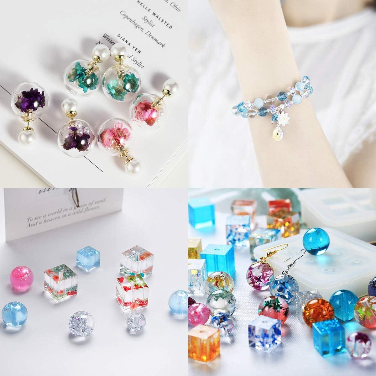 Набір форм силіконових LET'S RESIN 12в1 для створення намистин з епоксидної смоли різних розмірів - фото 2 Набір форм силіконових LET'S RESIN 12в1 для створення намистин з епоксидної смоли різних розмірів - фото 2