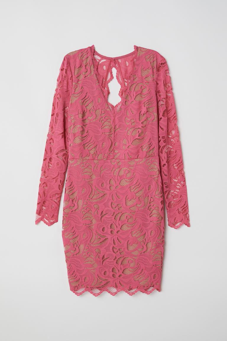 Платье кружевное р. 34 Розовый (6106027dlog) Платье кружевное р. 34 Розовый (6106027dlog)