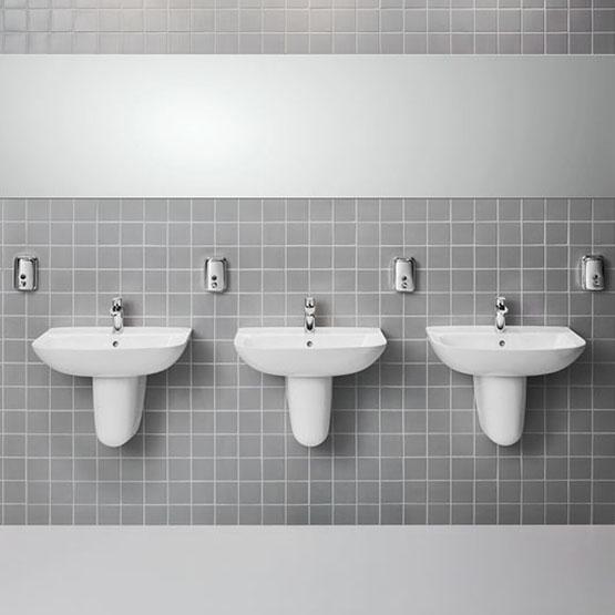 Умывальник подвесной Grohe Bau Ceramic 55,3х38,6 см Белый (39440000) - фото 4