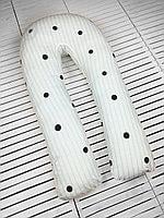 Подушка для вагітних Beans Bag Підкова "Смугастий горошок" Подушка для вагітних Beans Bag Підкова "Смугастий горошок"