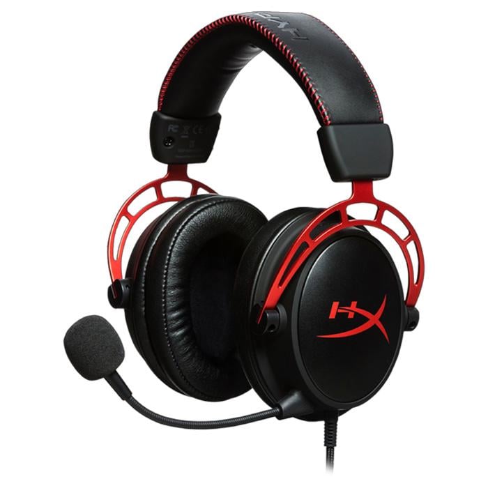 Гарнитура проводная HyperX Cloud Alpha накладная с микрофоном 3,5 мм 65 Ом Black/Red (4P5L1AM)